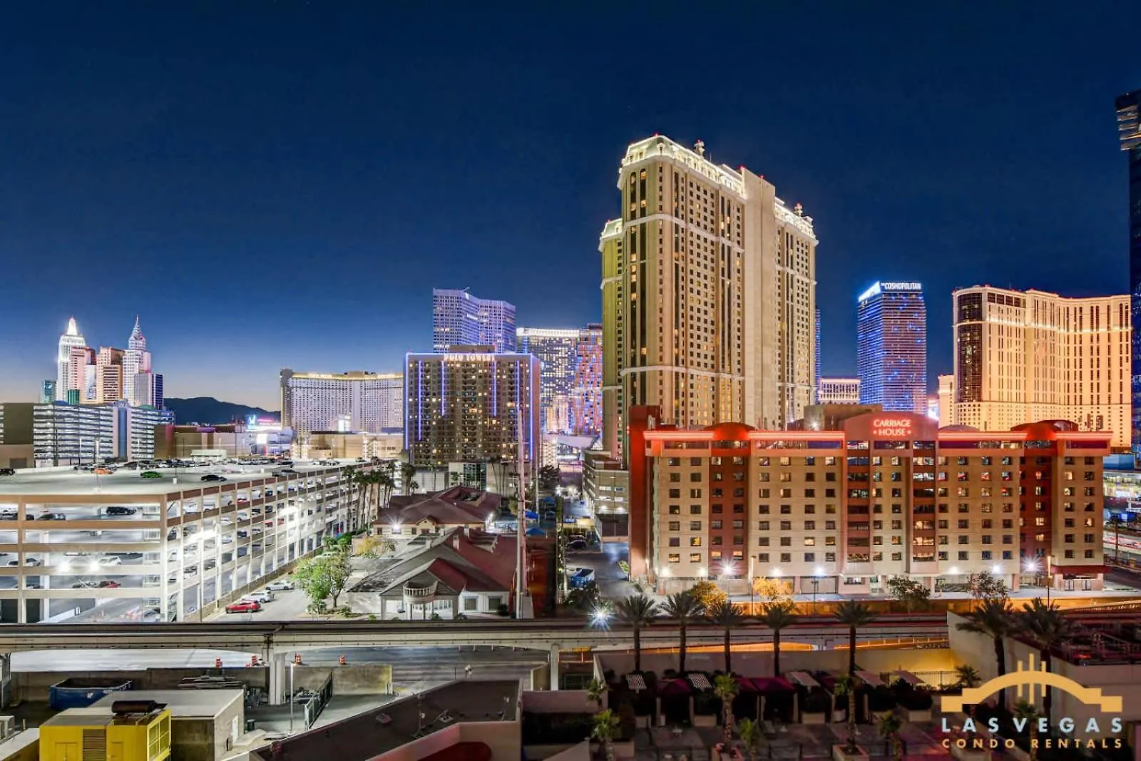 Hébergement de vacances Mgm Signature-07-707 Strip View Balcony Studio Las Vegas